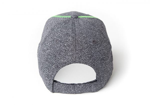 Grey cap with green outline - Strapbacks - Image 2